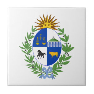 Carreau Uruguay pays armoiries symbole emblème drapeau