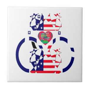 Carreau USA Hope Beau drapeau national Extraordinaire Desi