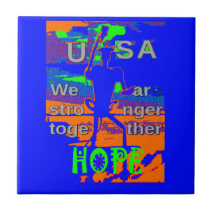 Carreau USA - Une Tapisserie patriotique