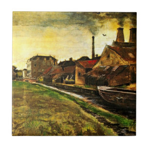 Carreau Usine sidérurgique à La Haye de Vincent van Gogh