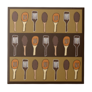 Carreau Ustensiles de Cuisine colorés Spatula