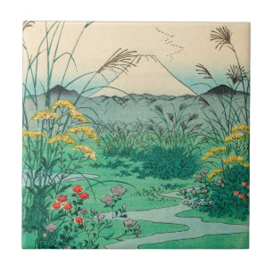 Carreau Utagawa Hiroshige - Plaine d'Otsuki dans la provin