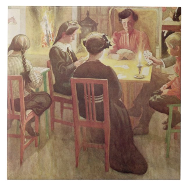 Carreau Vacances de Noël, pub. dans "Lasst Licht Hinin" (" (Devant)