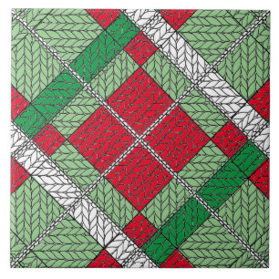 Carreau VACANCES JACQUARD KNIT 6x6 Carrelage en céramique