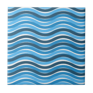 Carreau Vagues bleues