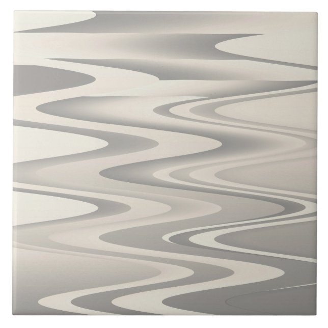 Carreau Vagues de teintes blanches (Devant)