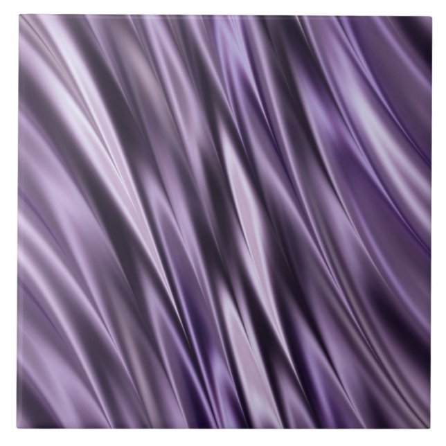 Carreau Vagues lilas de noir (Devant)
