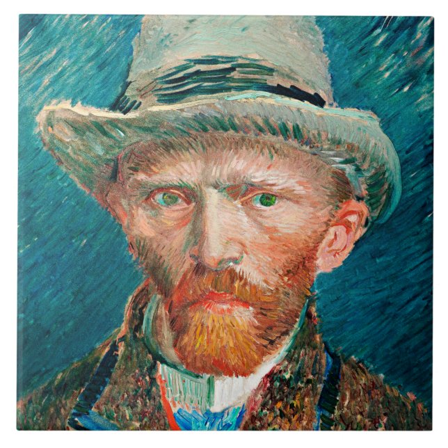 Carreau Van Gogh - Autoportrait, (Devant)
