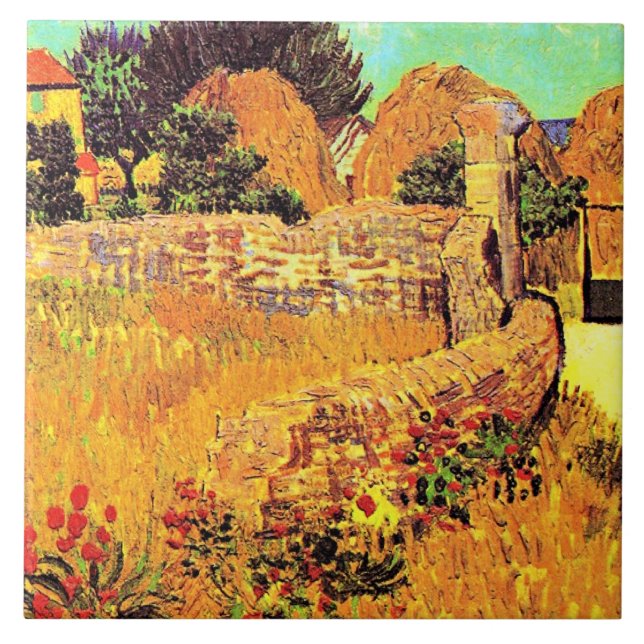 Carreau Van Gogh - Ferme en Provence (Devant)