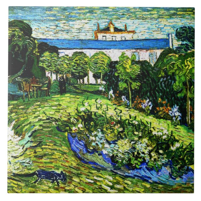 Carreau Van Gogh - Jardin de Daubigny, (Devant)