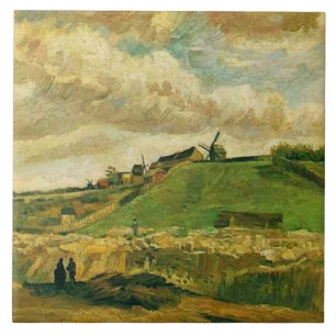 Carreau Van Gogh, La colline de Montmartre
