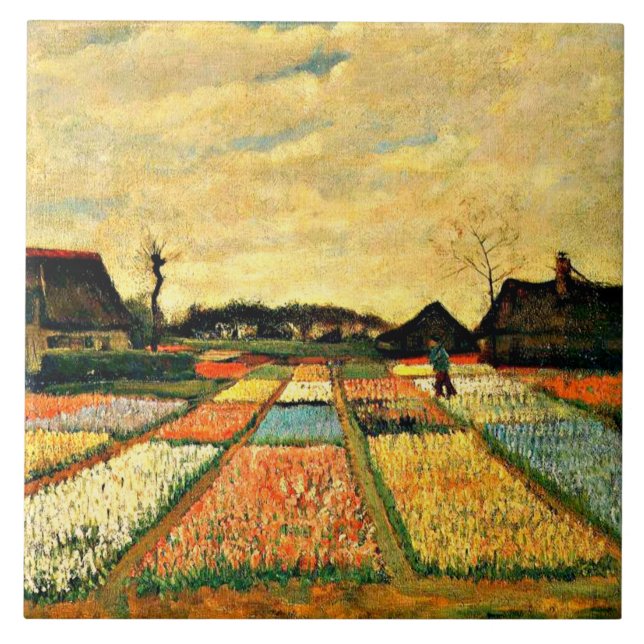 Carreau Van Gogh - Lits à fleurs en Hollande (Devant)