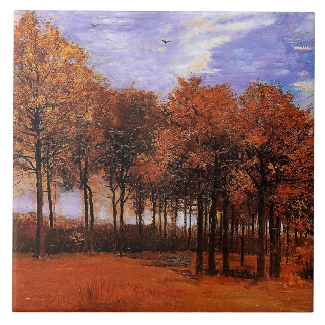 Carreau Van Gogh - Paysage d'automne (Devant)
