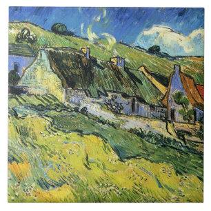 Carreau Van Gogh - Un groupe de chaumières