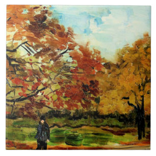 Carreau Van Gogh - Vue sur un parc à Paris