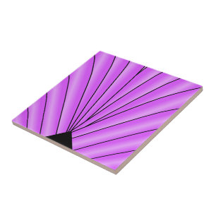 Carreau Ventilateur Art déco Design Carrelage pourpre