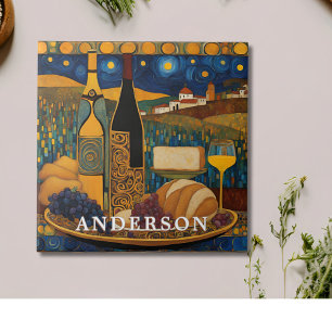 Carreau Verre de vin d'or encore vie