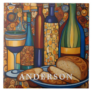 Carreau Verre de vin d'or encore vie