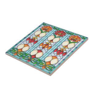 Carreau Verre souillé de trio trés haut
