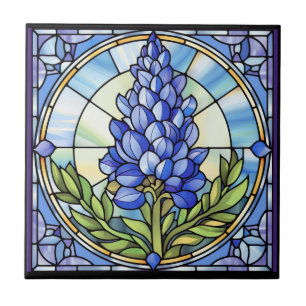 Carreau Verre texan Bluebonnet