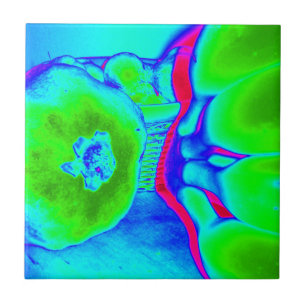 Carreau vert fluorescent de fruit