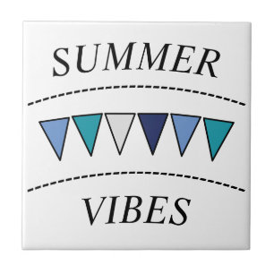 Carreau Vibes d'été de Bunny Bunny Beverage Coaster