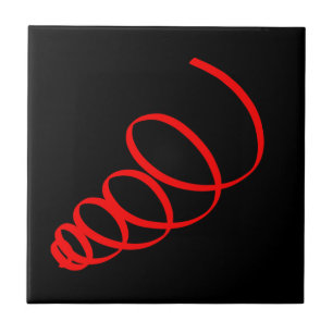 Carreau Vibes positives de la couleur Joyeux art Abstrait