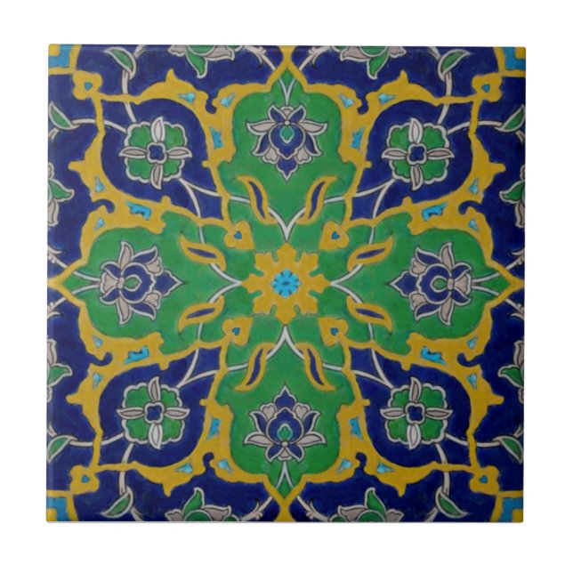Carreau Vibrant TIle, en céramique de reproduction d'antiq (Devant)
