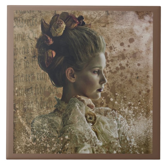 Carreau Victorian Ghost Lady in Waiting (Devant)