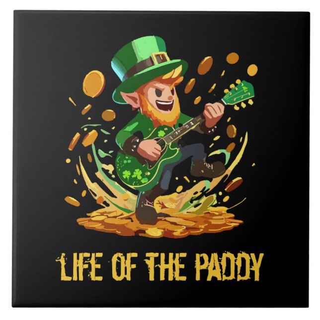 Carreau Vie du paddy, jour de la Saint-Patrick (Devant)