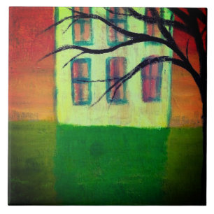 Carreau Vieille Maison peinture Abstraite
