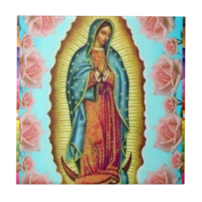 CARREAU VIERGE MEXIQUE DE GUADALUPE 11 PRODUITS (Devant)
