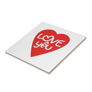 Carreau Vietnamien Valentine ♥ Love Yêu ♥ Asian Wordplay