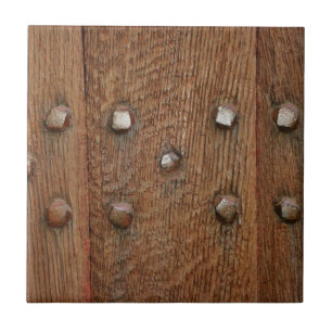Carreau Vieux clous en bois d'antiquité de porte