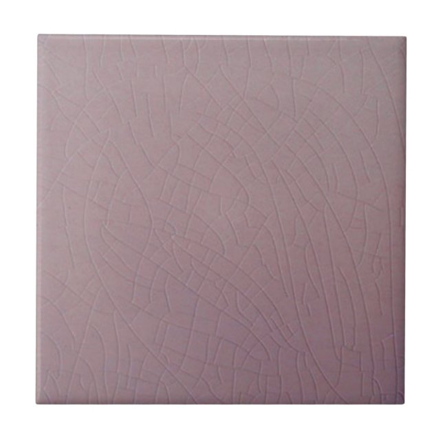 Carreau Vieux Rose Dusty Rose Faux Crackle Antique Repro (Devant)