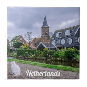 Carreau Village de pêcheurs traditionnel Marken à Pays-Bas