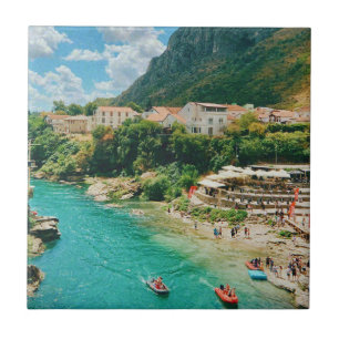 Carreau Ville de Mostar - Bosnie-Herzégovine