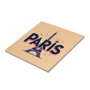 Carreau Ville lumière : Téméraire Paris Typographie Art