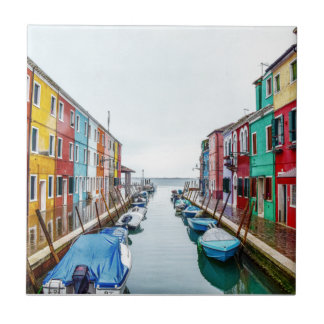 Carreau Ville métropolitaine de Venise de Burano Italie