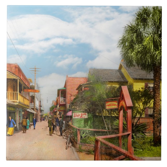 Carreau Ville - St Augustine Florida - Cozy Inn 1908 (Devant)