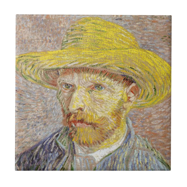 Carreau Vincent van Gogh - Autoportrait avec Casquette de  (Devant)