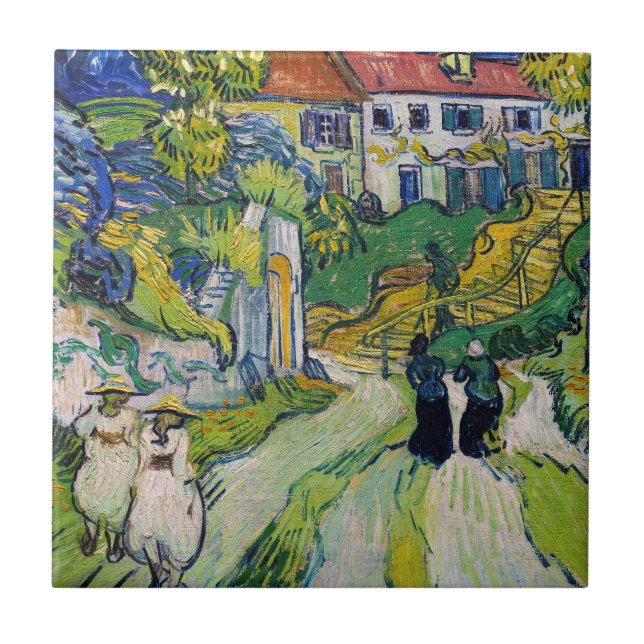 Carreau Vincent van Gogh - Escalier à Auvers (Devant)