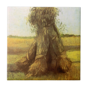 Carreau Vincent van Gogh - Gerbes de blé