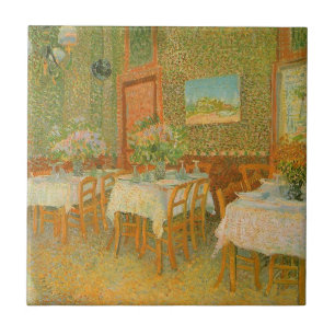 Carreau Vincent van Gogh - Intérieur d'un restaurant