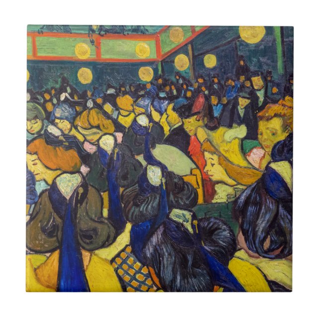 Carreau Vincent van Gogh - La salle de bal à Arles (Devant)