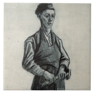 Carreau Vincent van Gogh le jeune forgeron, 1882