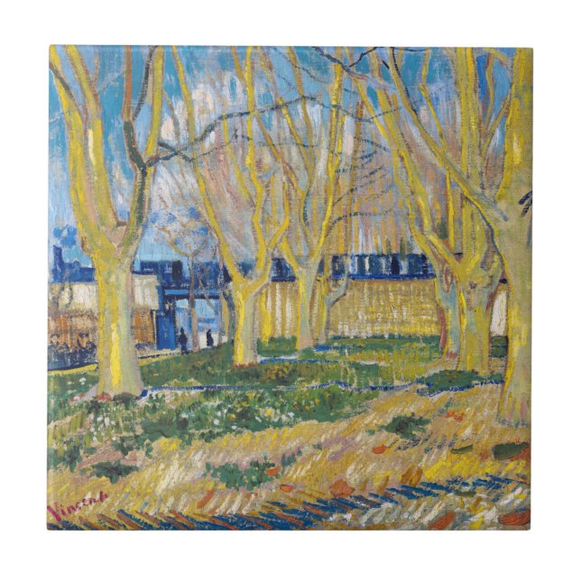 Carreau Vincent van Gogh - Le Train Bleu (Devant)