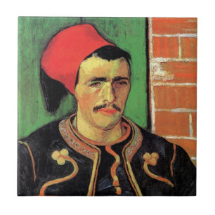 Carreau Vincent Van Gogh - Le Zouave - Portrait de soldat