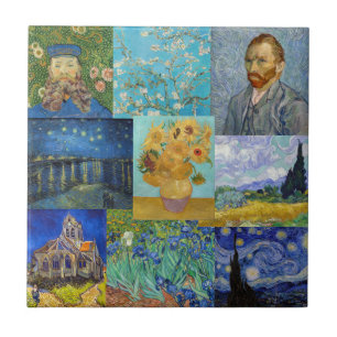 Carreau Vincent Van Gogh - Masterpieces Patchwork