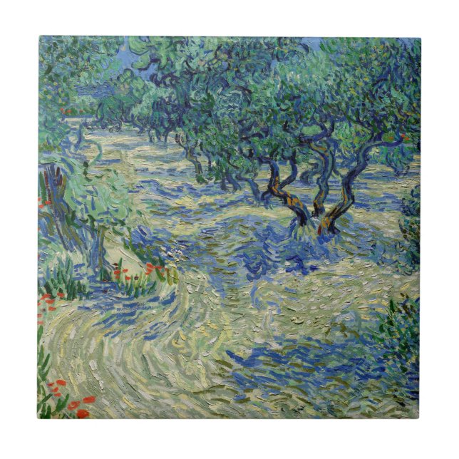 Carreau Vincent van Gogh - Olive Orchard (Devant)